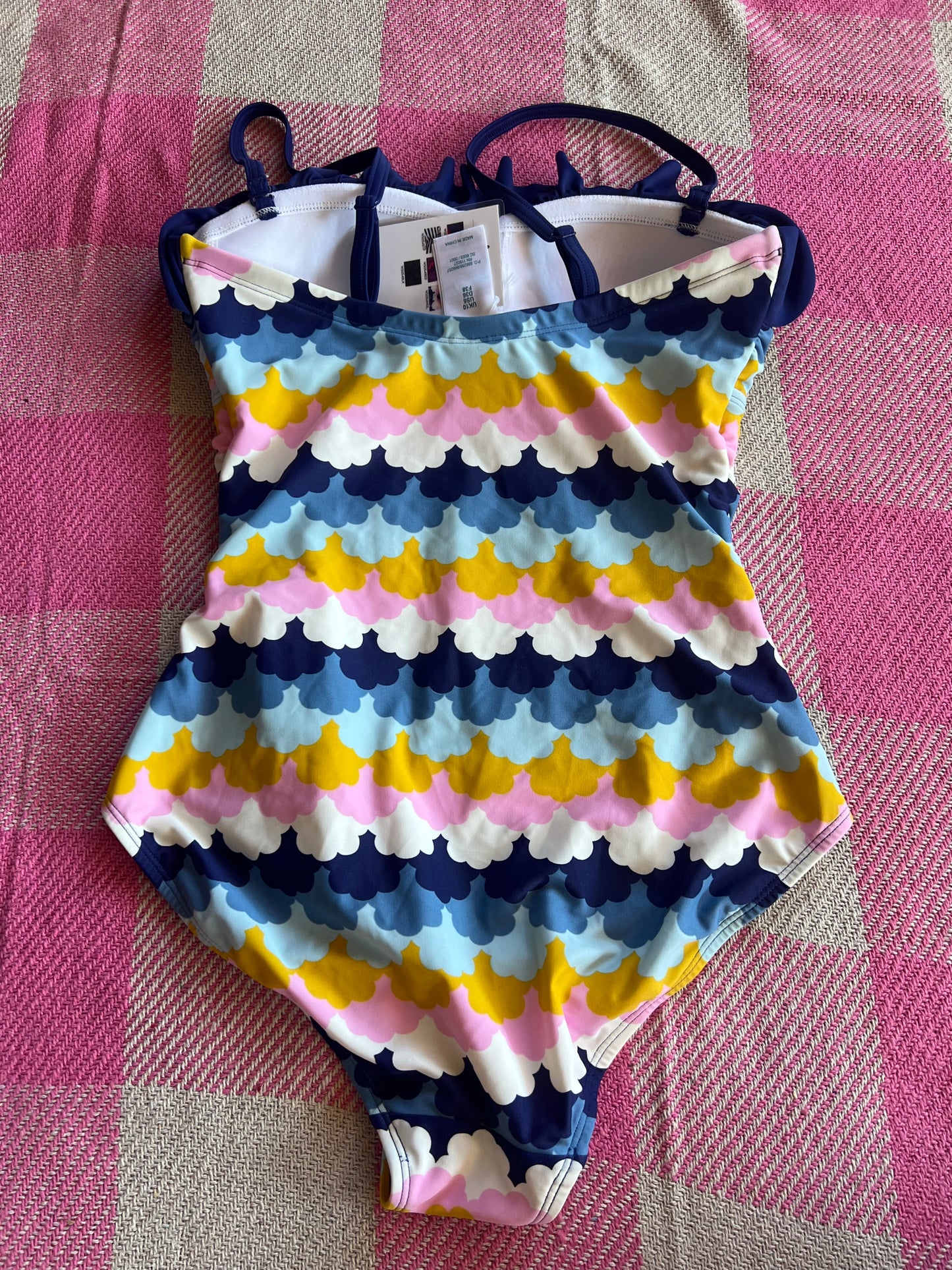 Boden Swimsuit Multi Clouds 10
