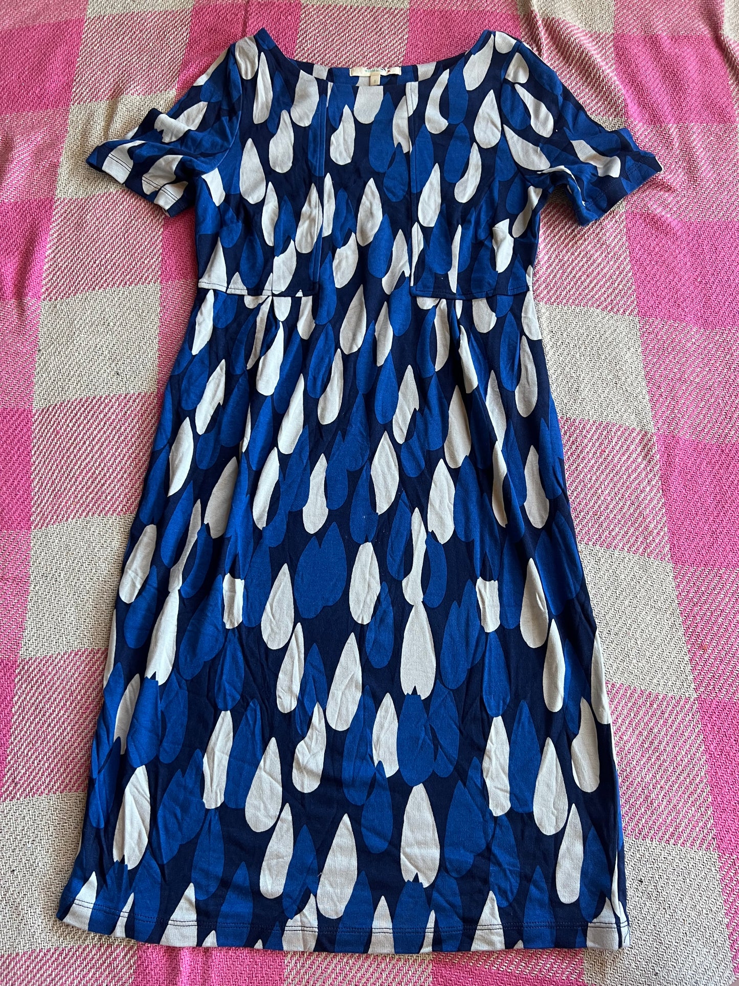 White Stuff Raindrop Blue Dress