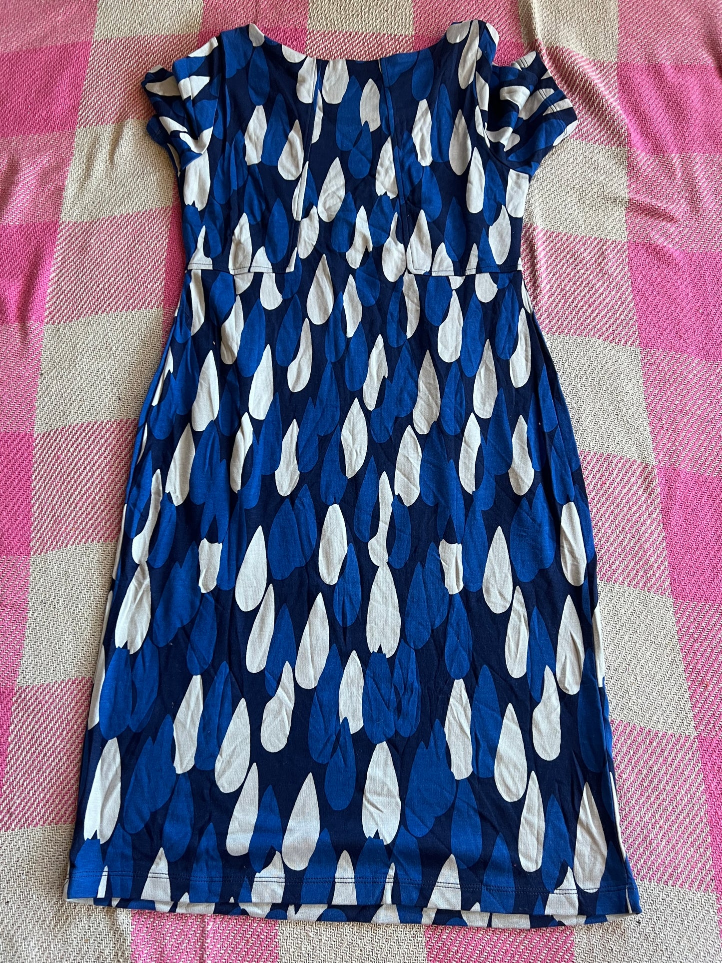 White Stuff Raindrop Blue Dress