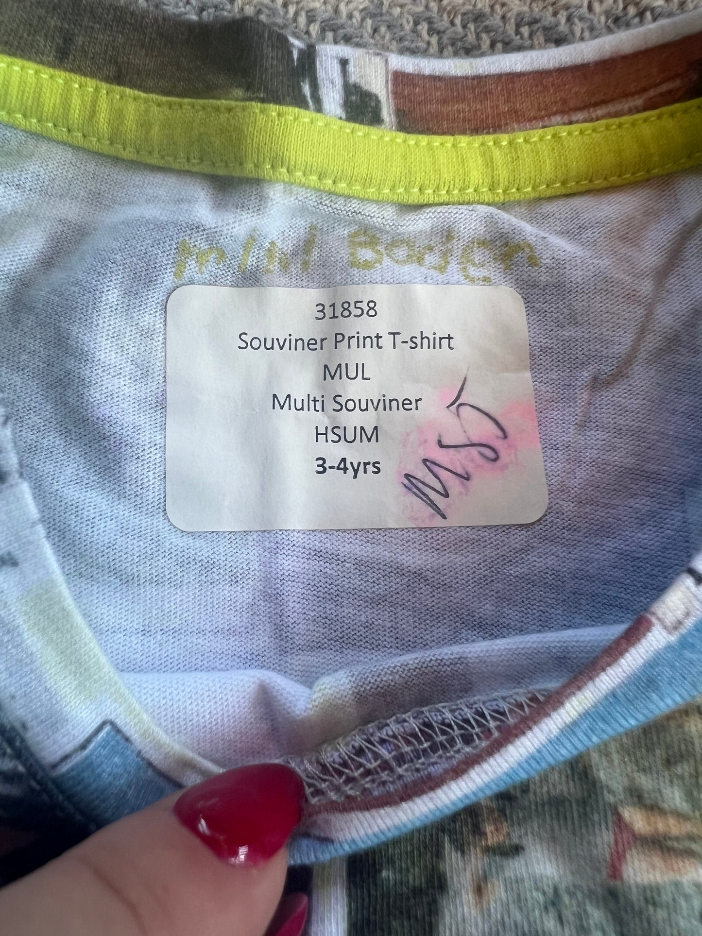 Mini Boden Souvenir Top 3-4
