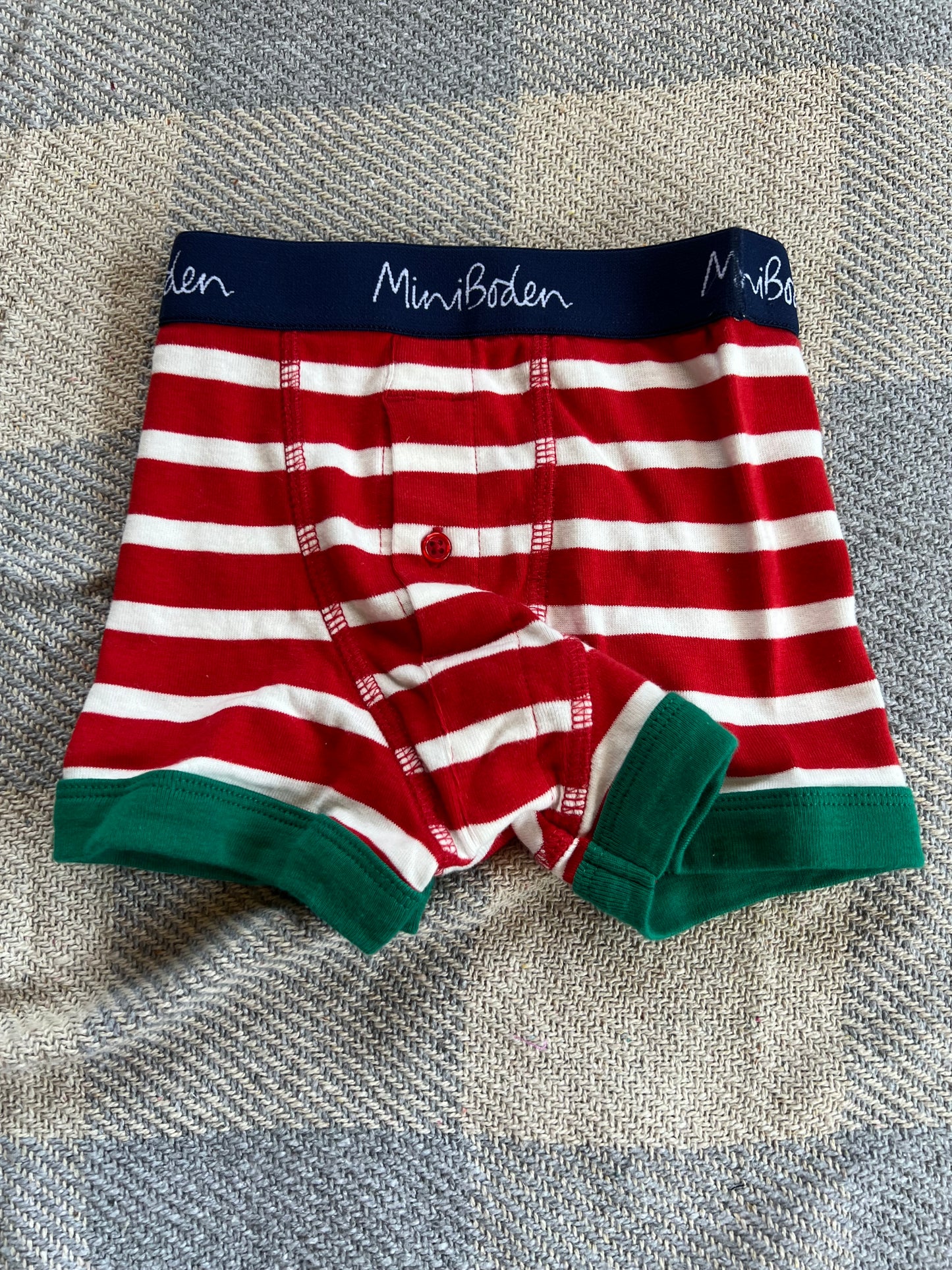 Mini Boden Striped Boxers 2-3