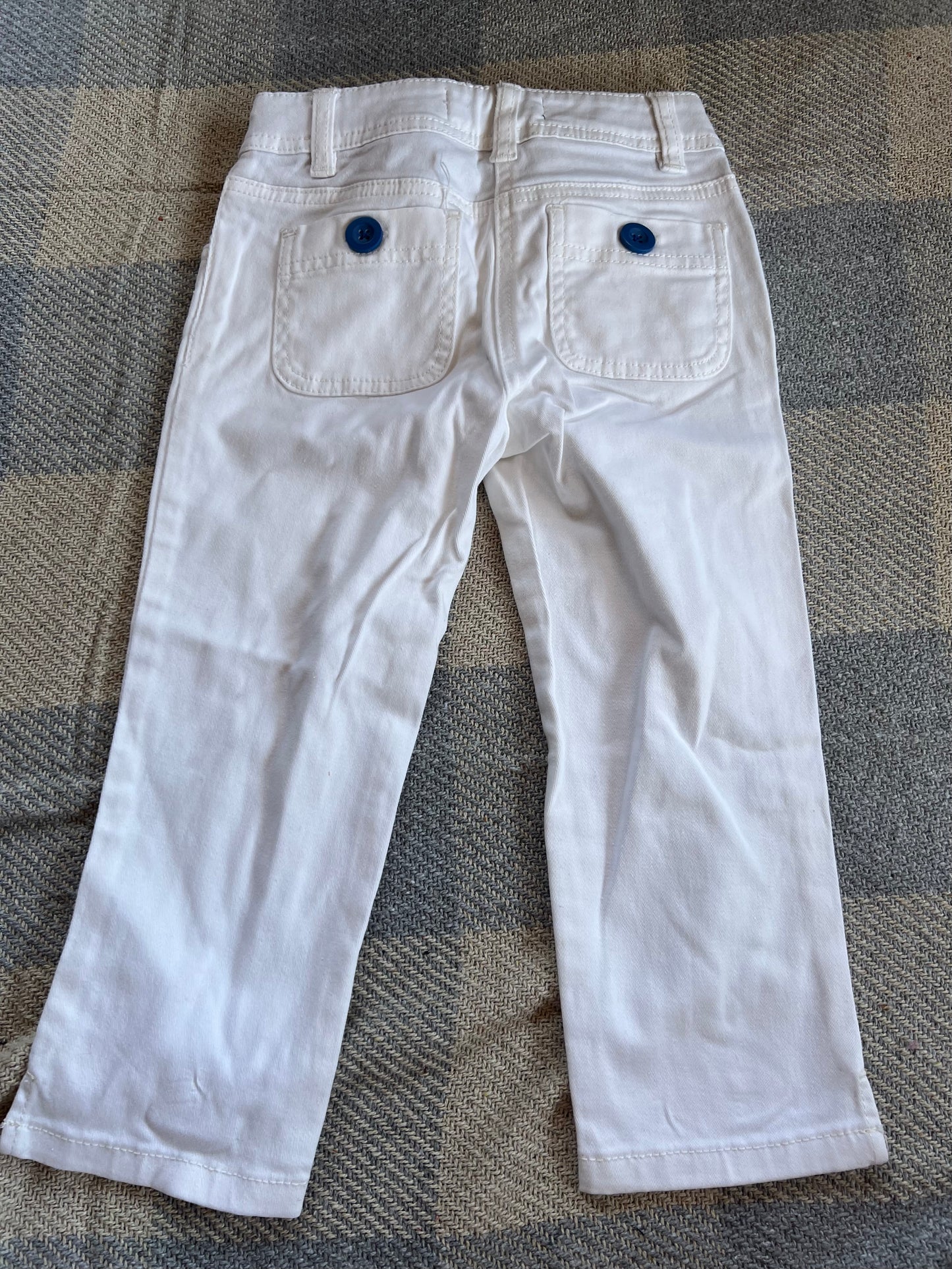 Mini Boden White Jeans 6, 9