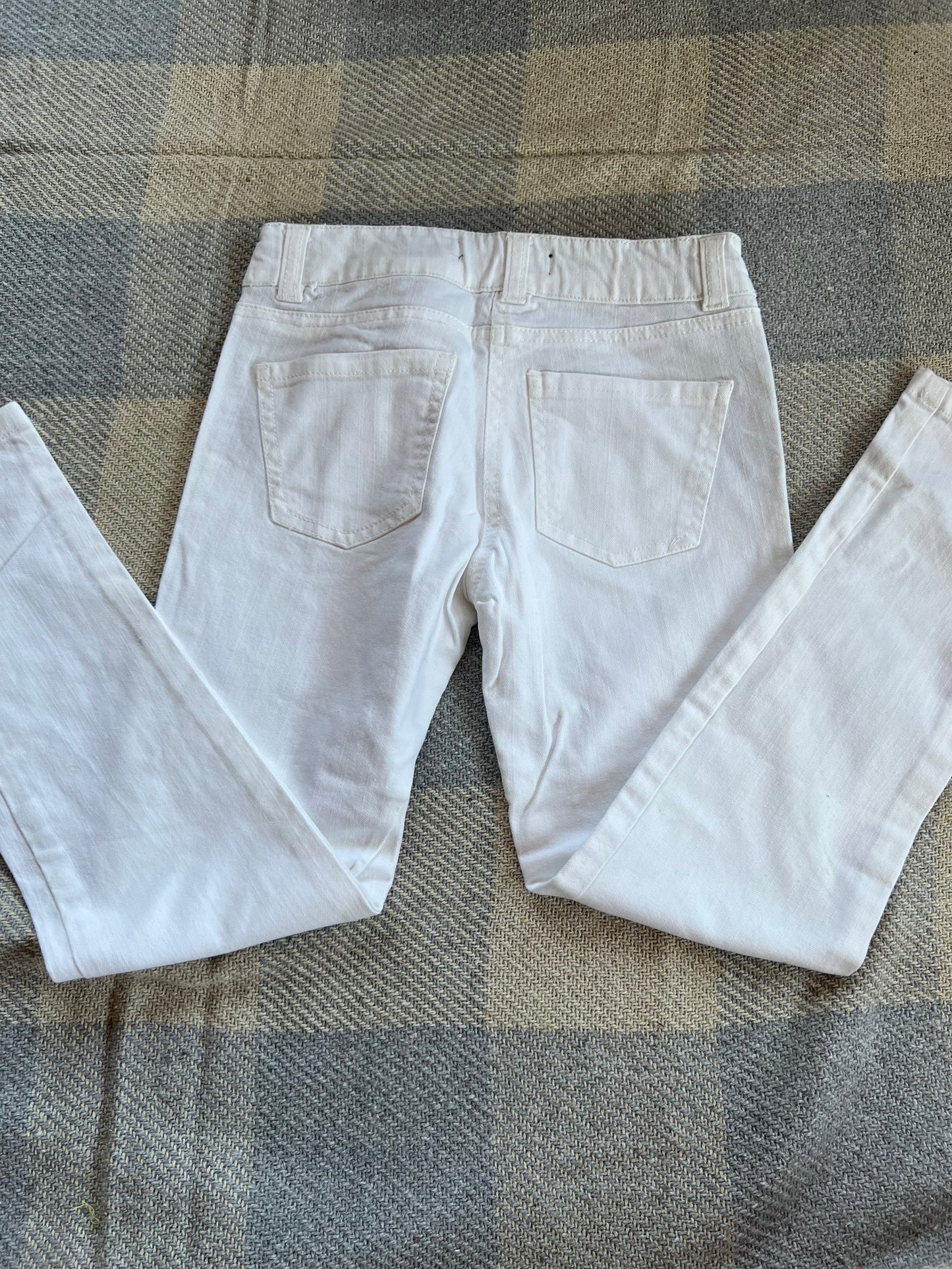 Mini Boden White Jeans 8