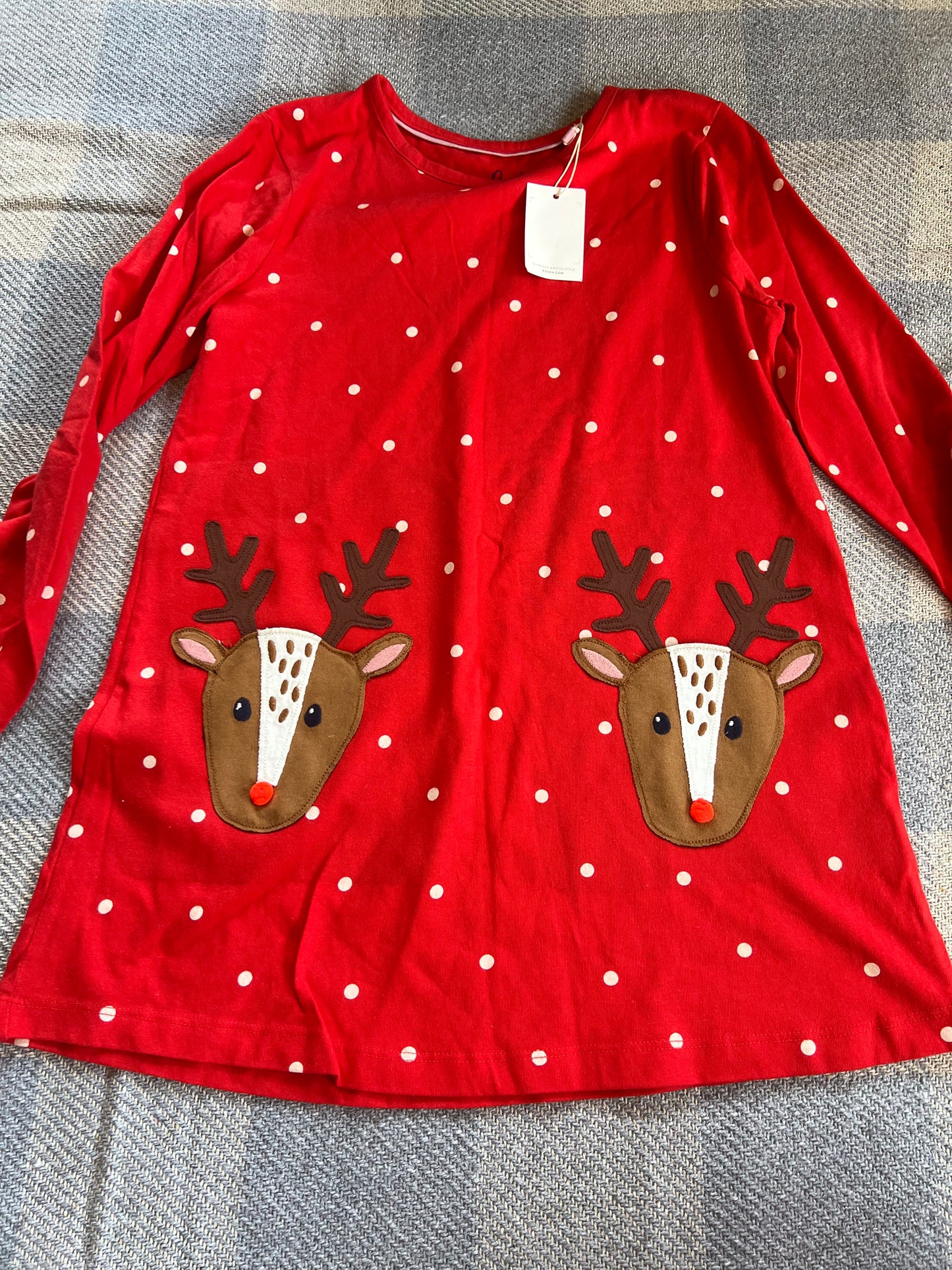 Mini Boden Reindeer Dress 11-12