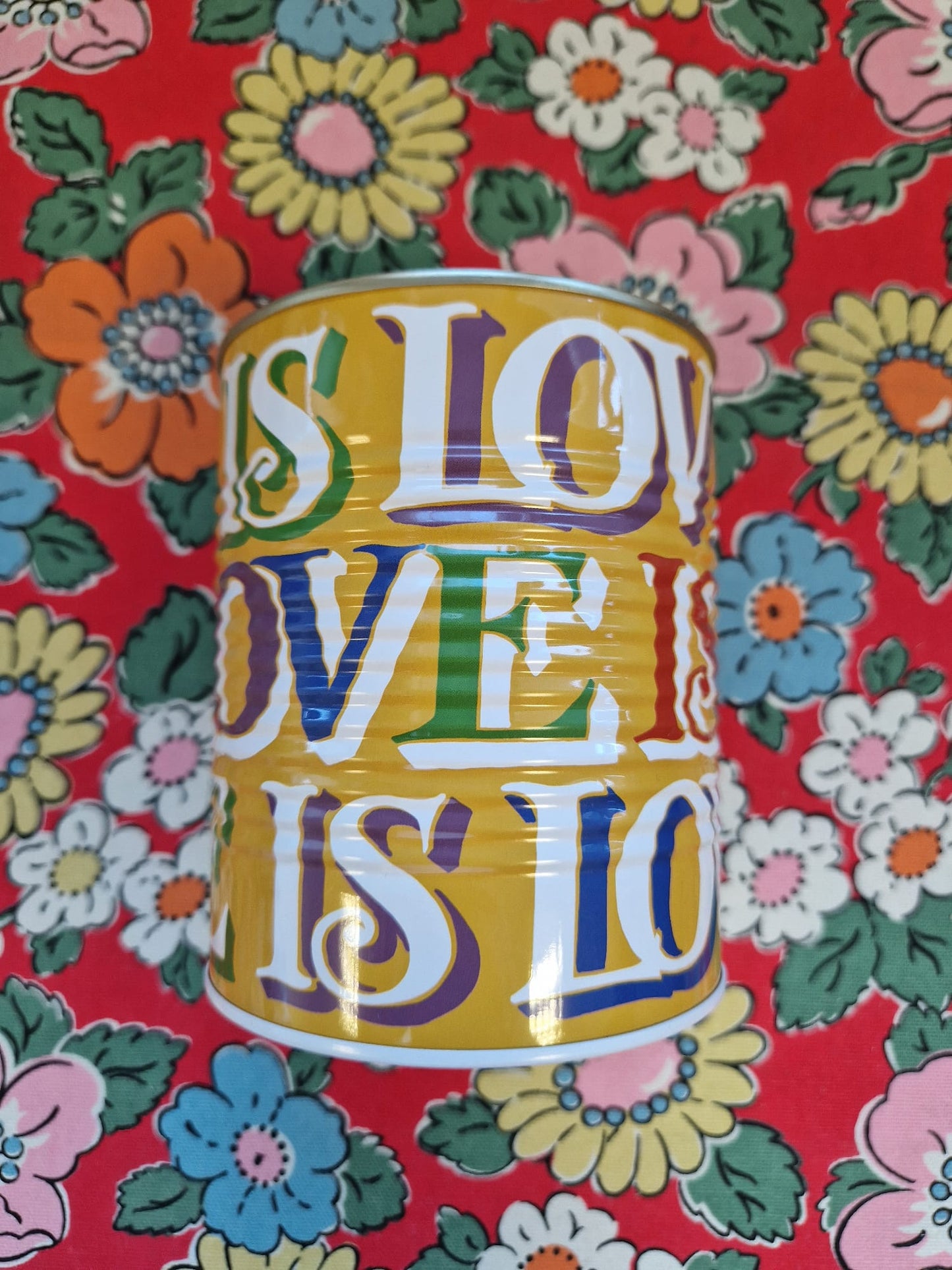 Emma Bridgewater Brighter World 'Love is Love' Paint Tin