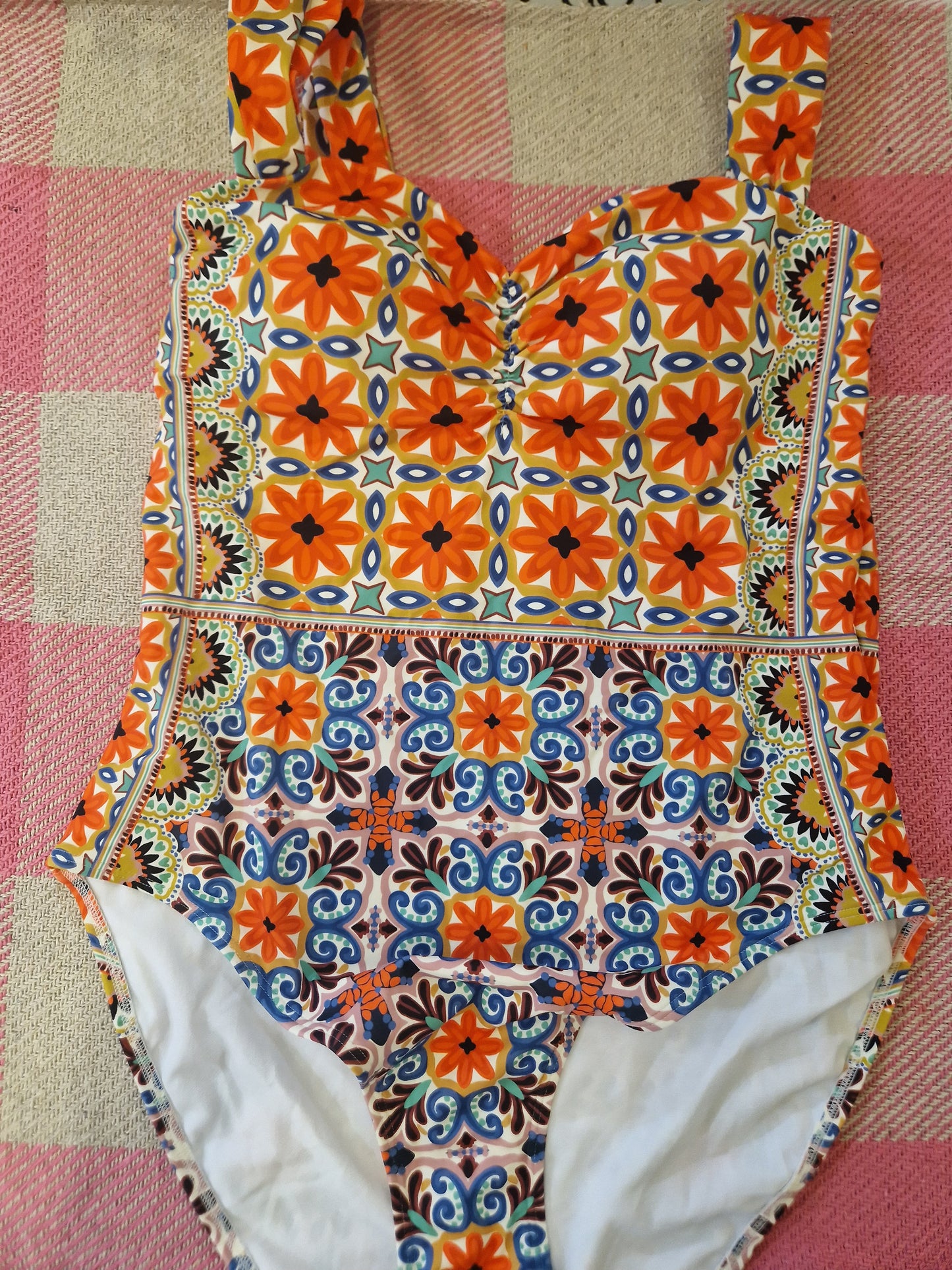 Boden Women's Swimsuit Orange 16R