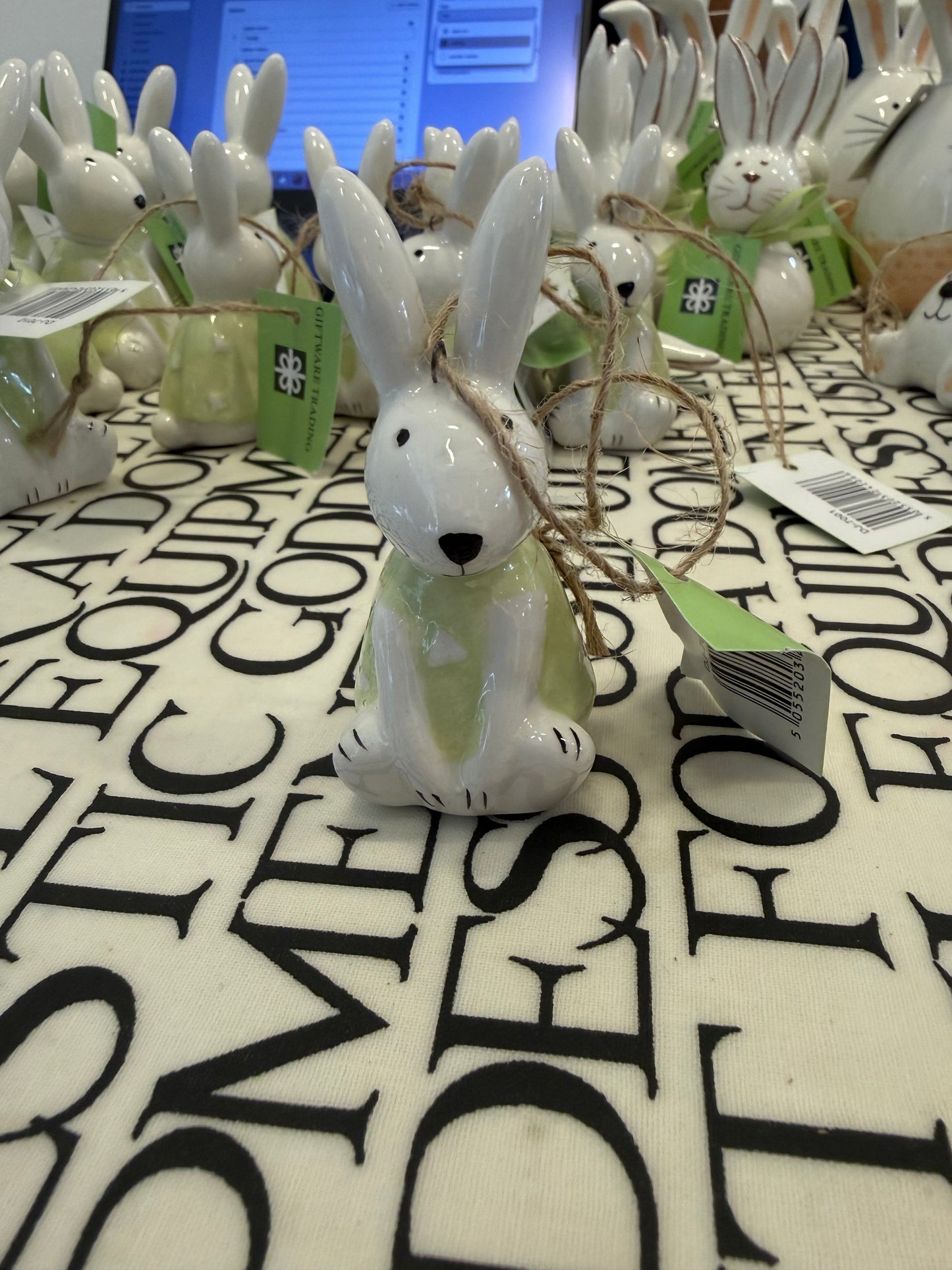 Ceramic Decorative Easter Bunny