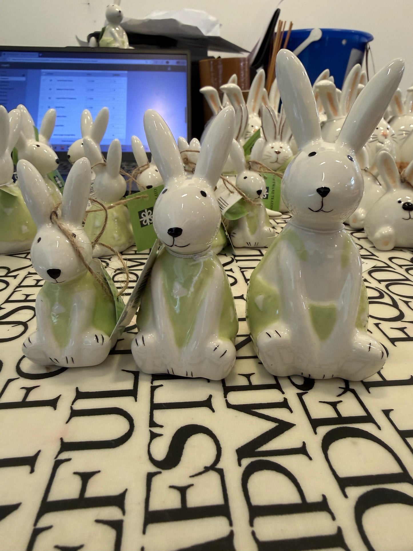 Ceramic Decorative Easter Bunny