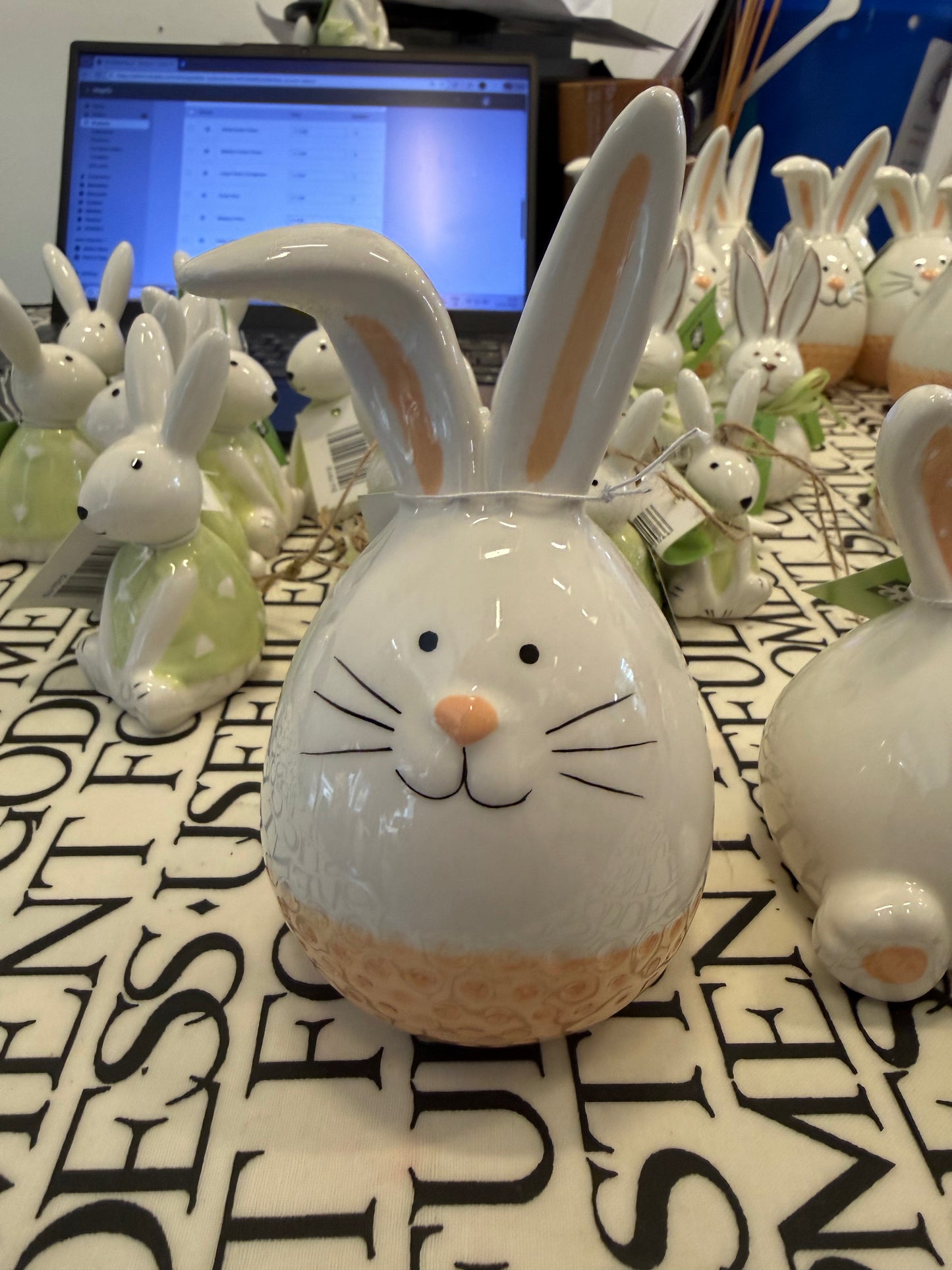 Ceramic Decorative Easter Bunny