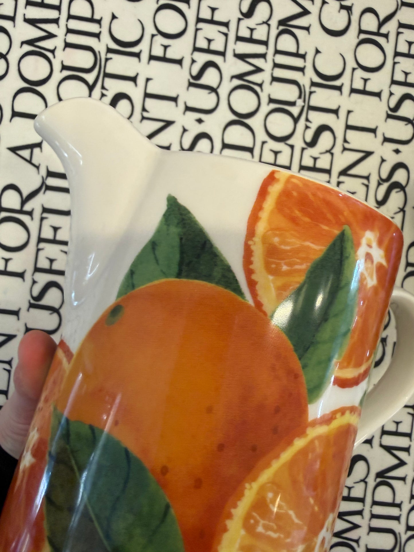 Emma Bridgewater Vegetable Garden Oranges Jug