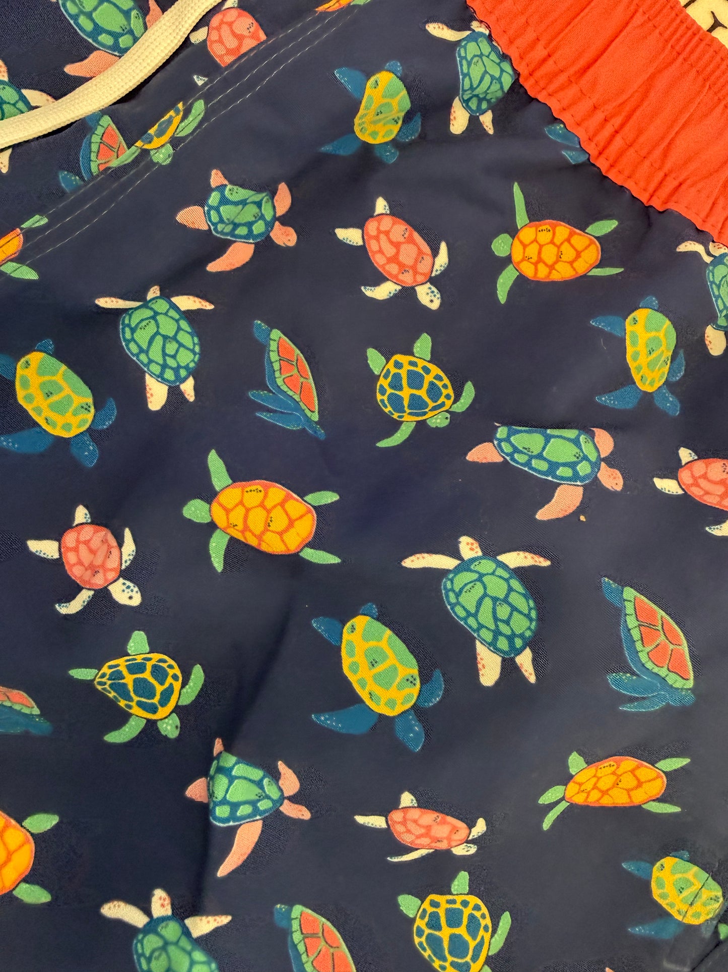 Boden Mens Turtle Swim Shorts S