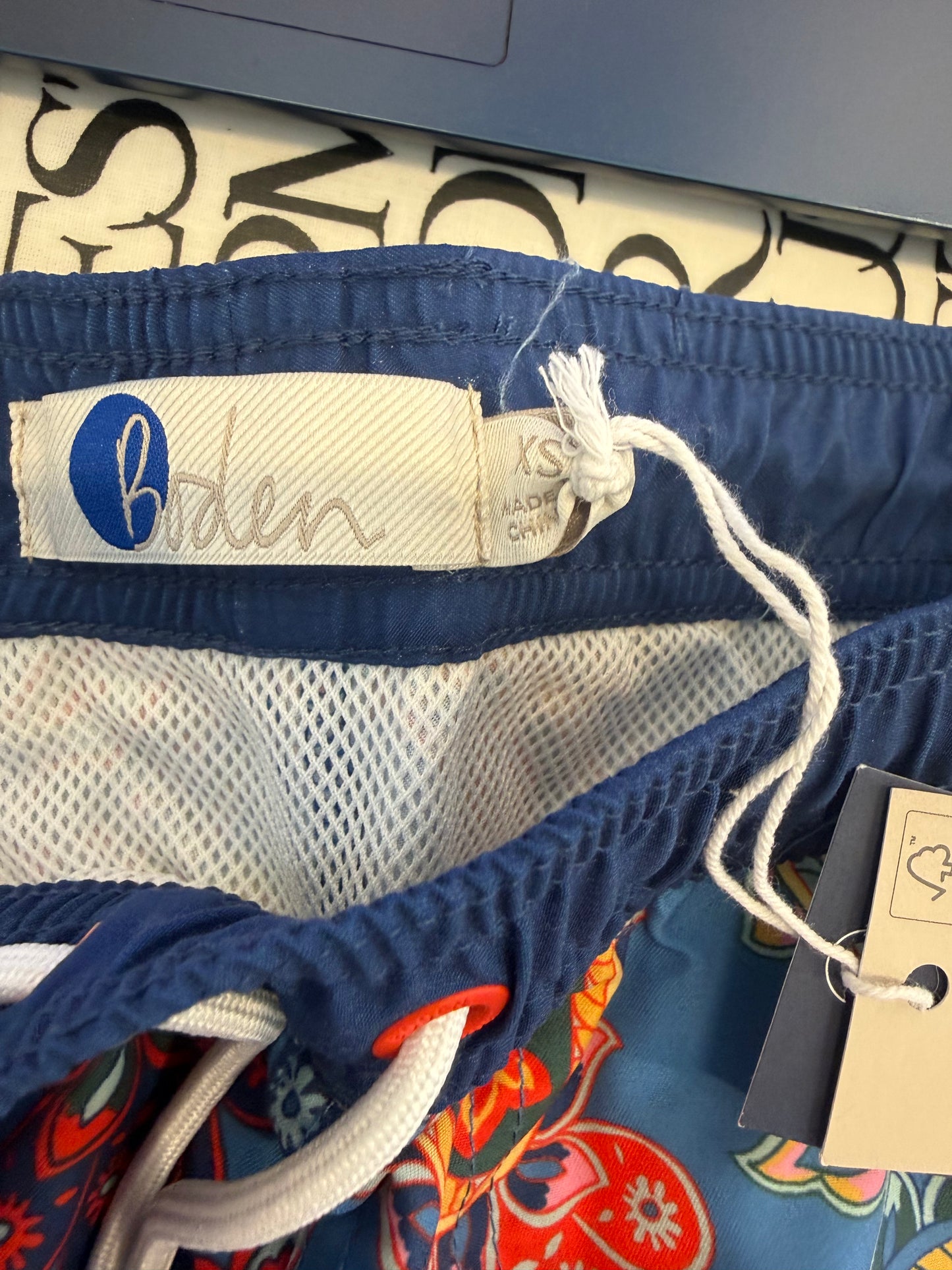 Boden Mens Multi Swim Shorts XS