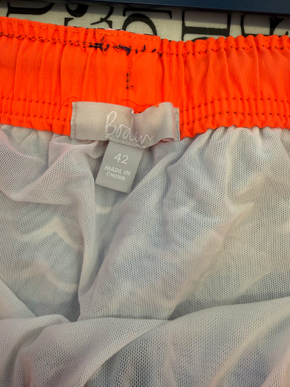 Boden Mens Striped Swim Shorts 42