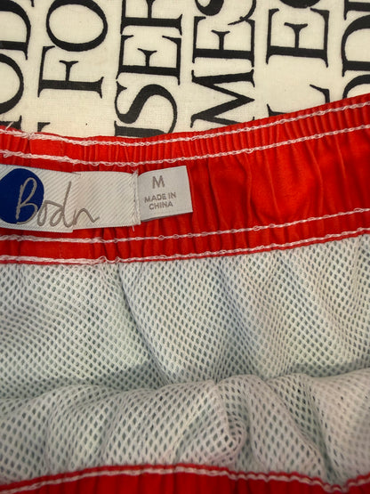 Boden Mens Green Swim Shorts M