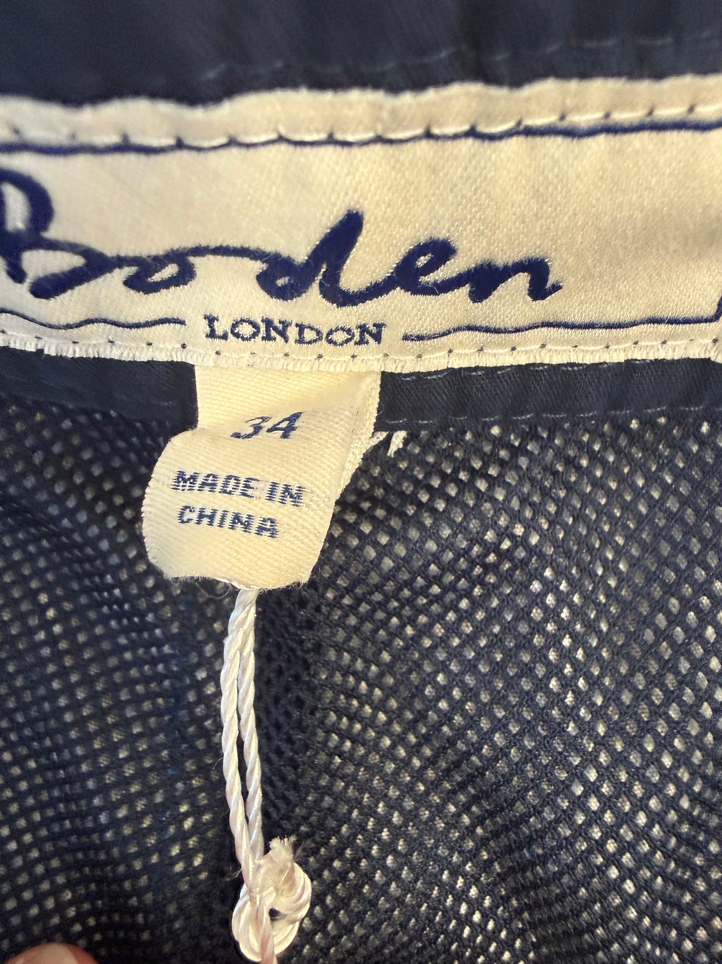 Boden Mens Flower Swim Shorts 34
