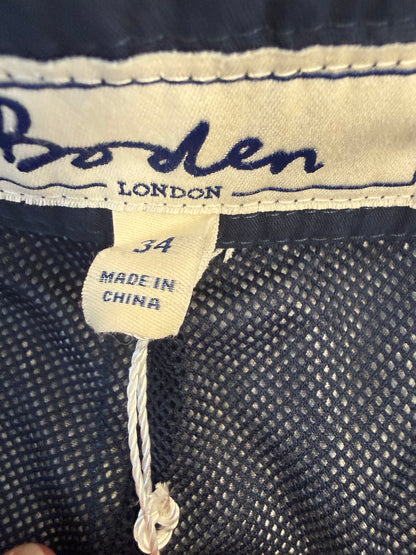 Boden Mens Flower Swim Shorts 34