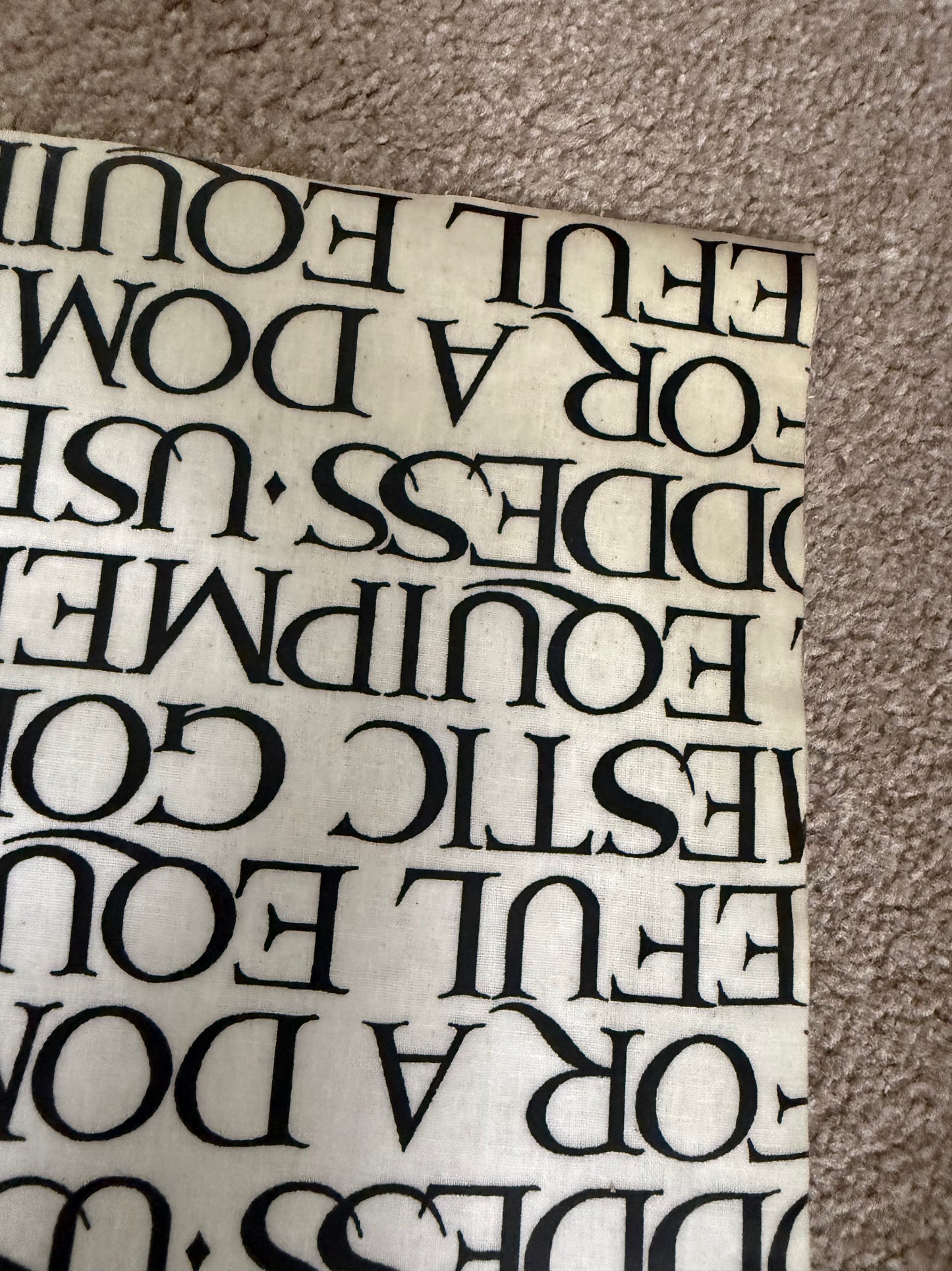 Emma Bridgewater Black Toast Table Cloth 1