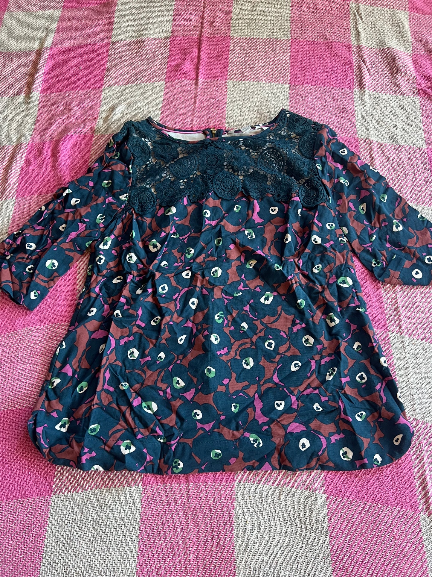 Boden Green Floral Top 12