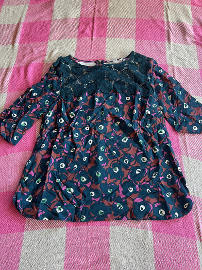 Boden Green Floral Top 12