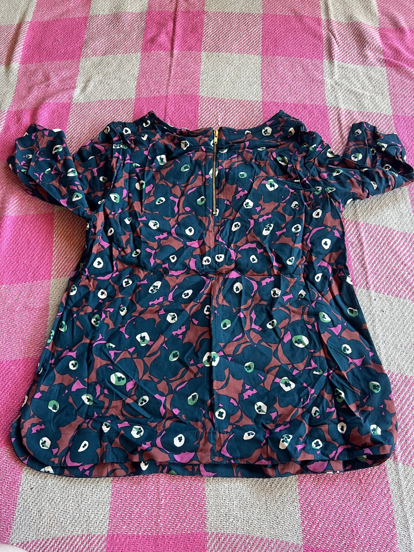 Boden Green Floral Top 12