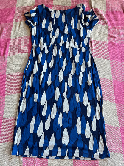 White Stuff Raindrop Blue Dress