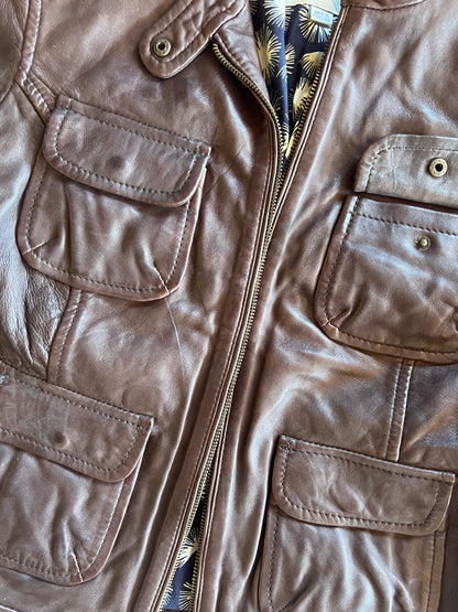 Boden Brown Leather Jacket