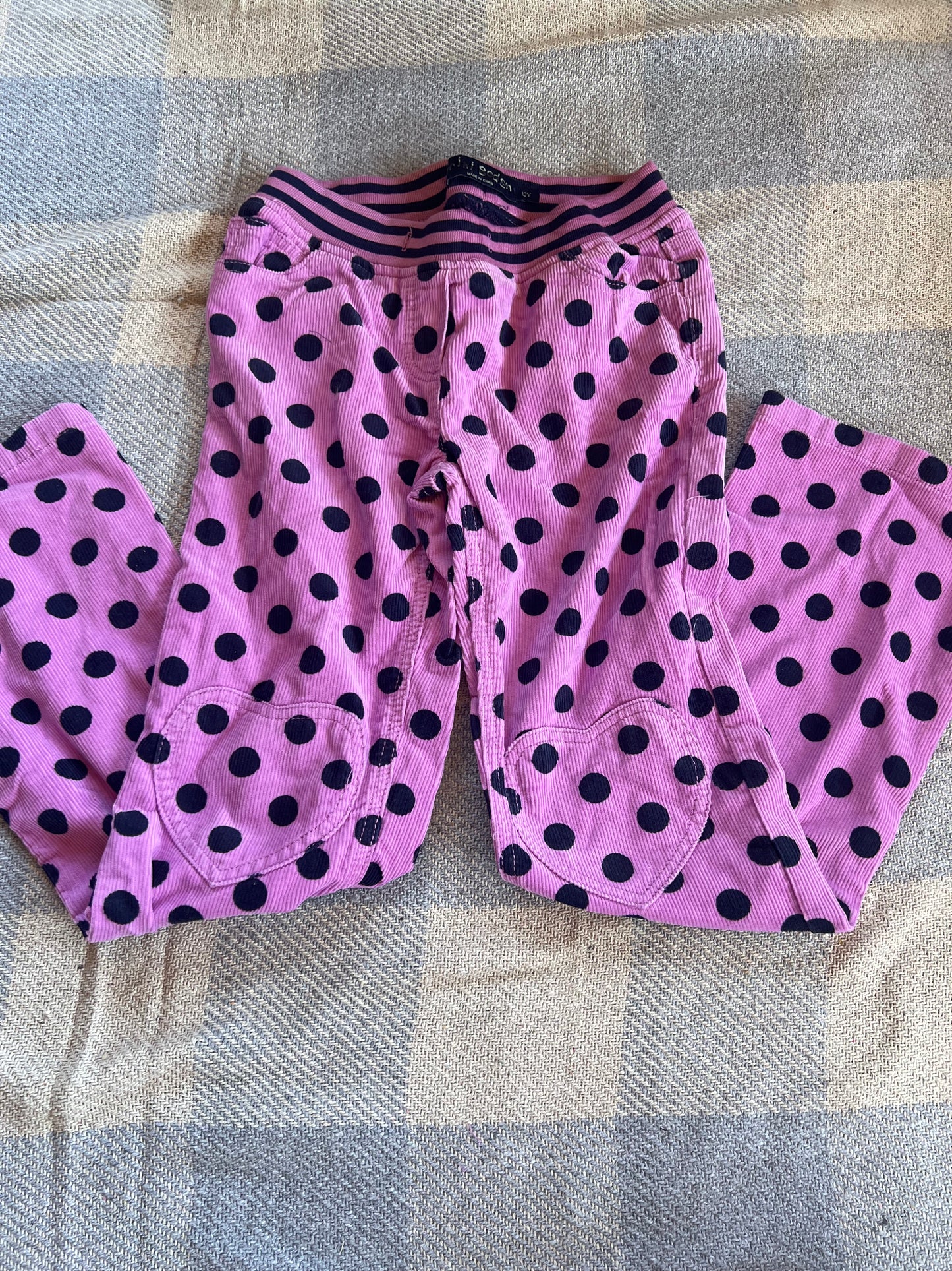 FAULTY Mini Boden Purple Trousers 10