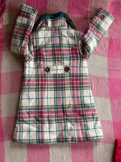Mini Boden Tartan Coat 5-6