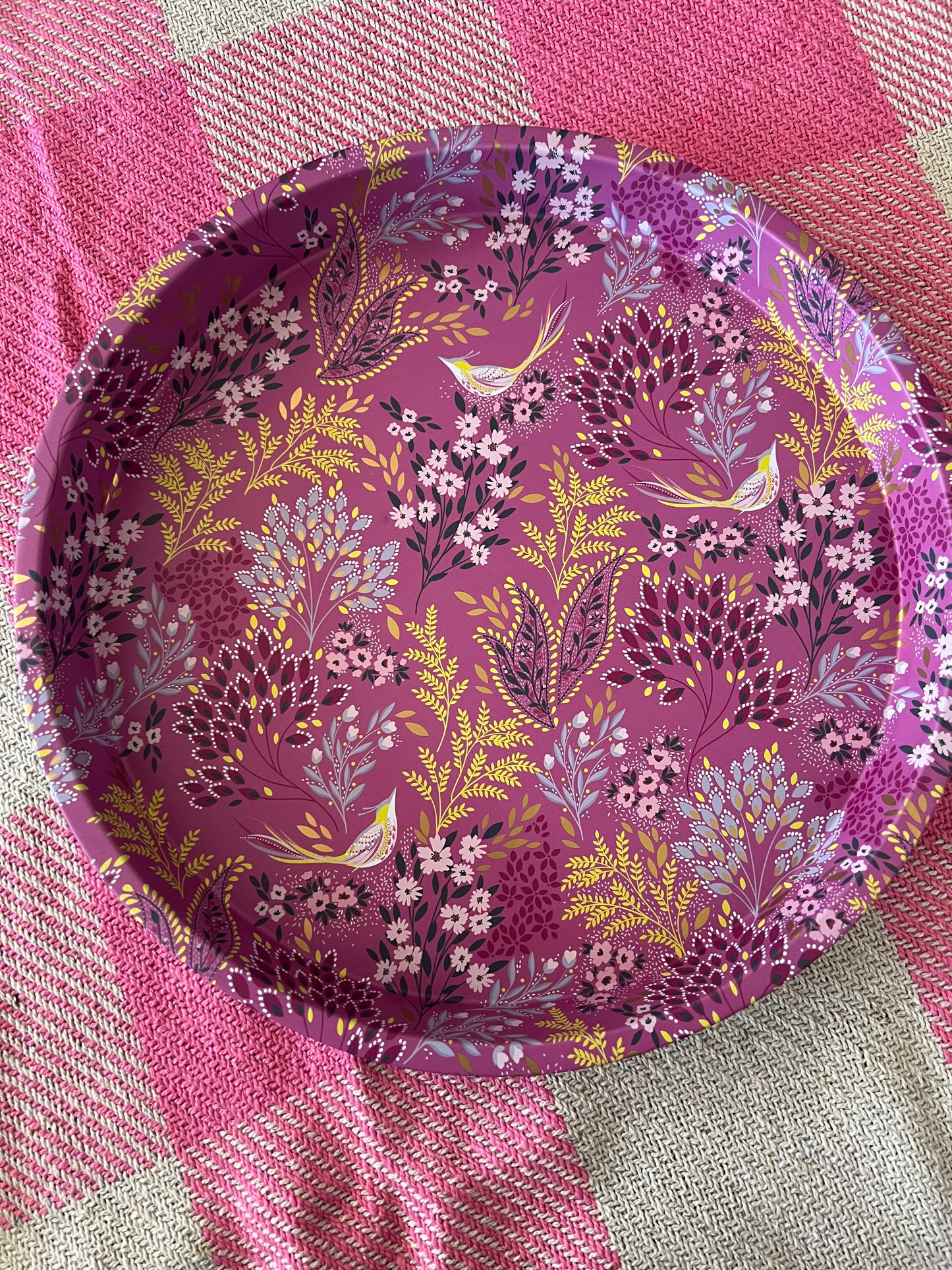 Sara Miller Round Tray