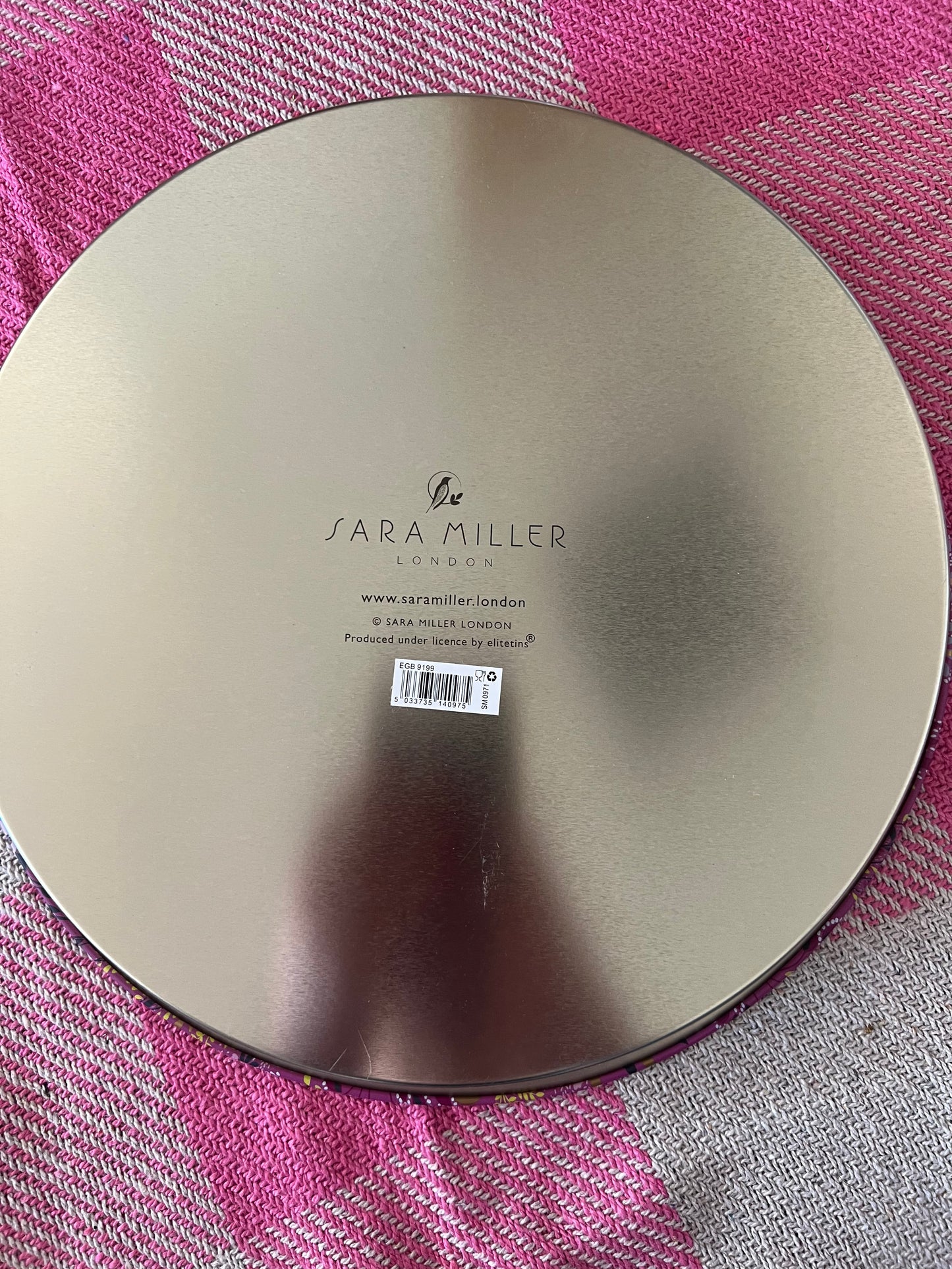 Sara Miller Round Tray