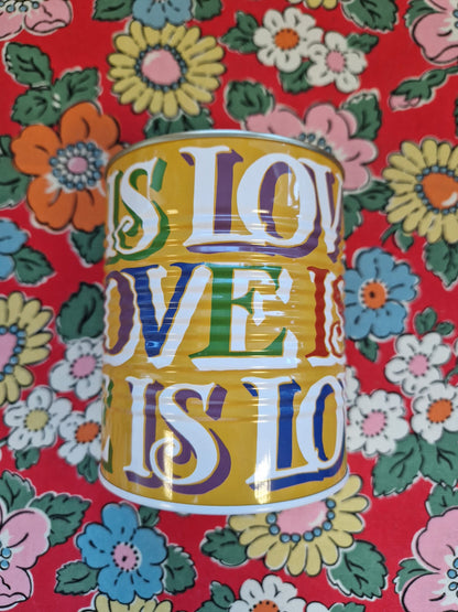 Emma Bridgewater Brighter World 'Love is Love' Paint Tin